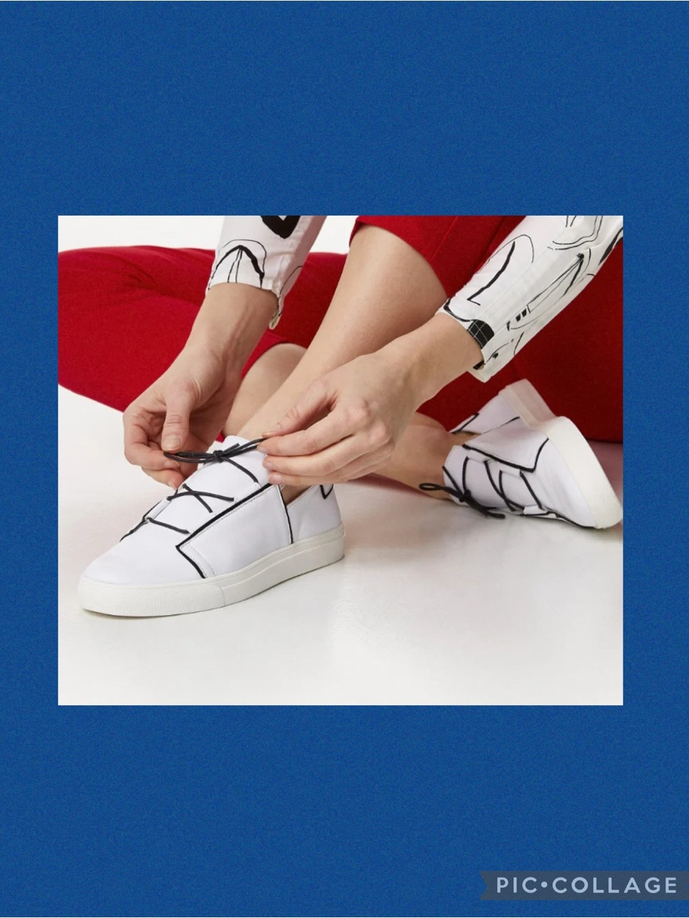 DYAN Shoes The Milly Leather Sneaker
